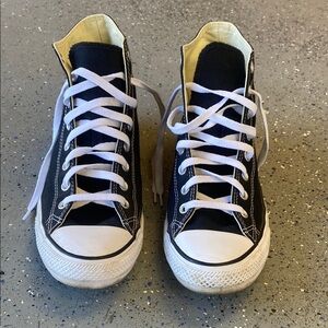 Converse Black and White High-Top Sneakers